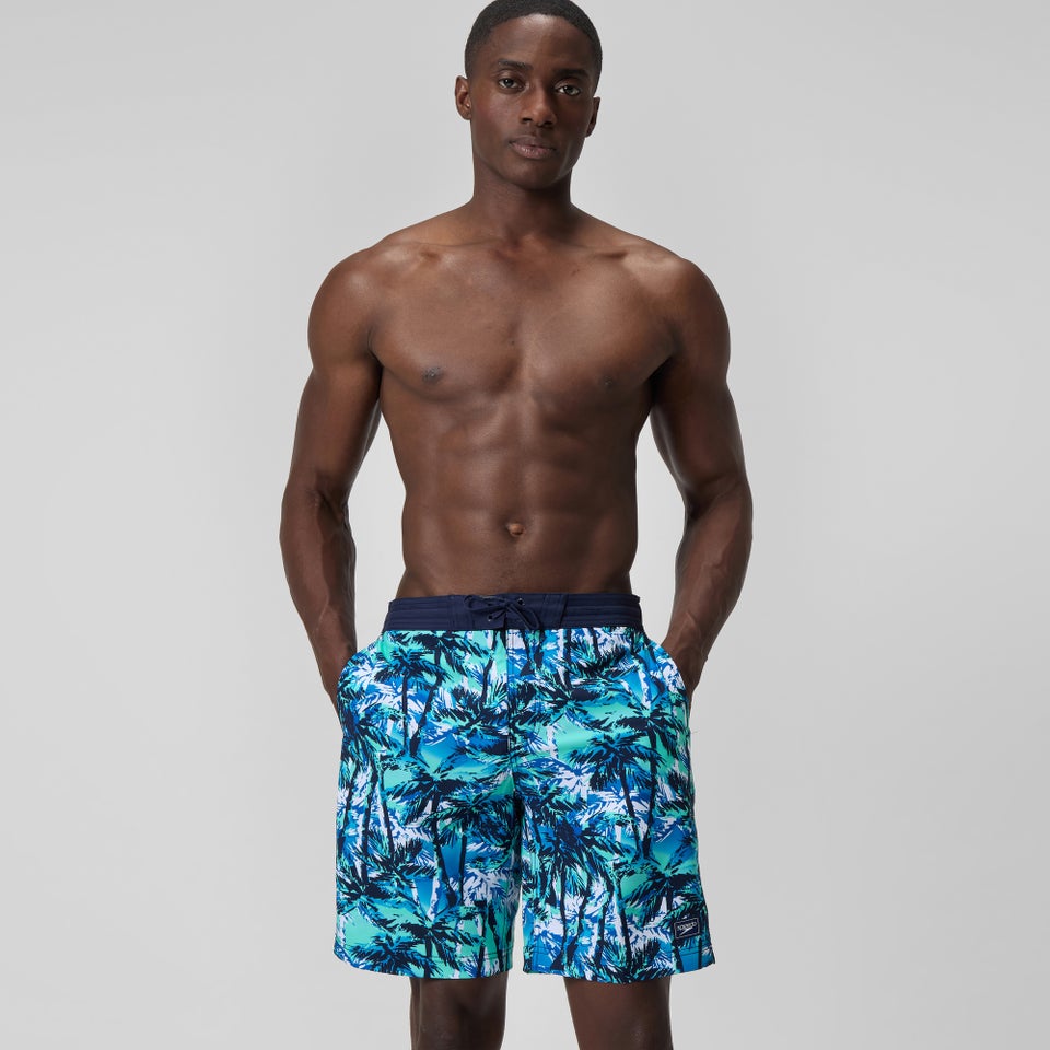Men's Printed 20'' Bondi Swim Shorts Blue