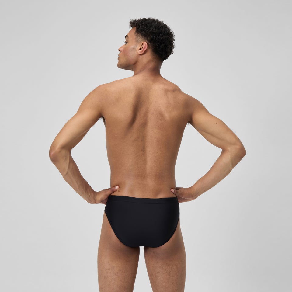 Men's Medley Logo 3" Brief Black/Blue