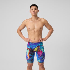 Fastskin LZR Pure Valor 2.0 Schwimmhose mit hohem Bund Blau/Pink für Herren