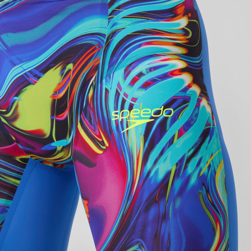 Fastskin LZR Pure Valor 2.0 Schwimmhose mit hohem Bund Blau/Pink für Herren