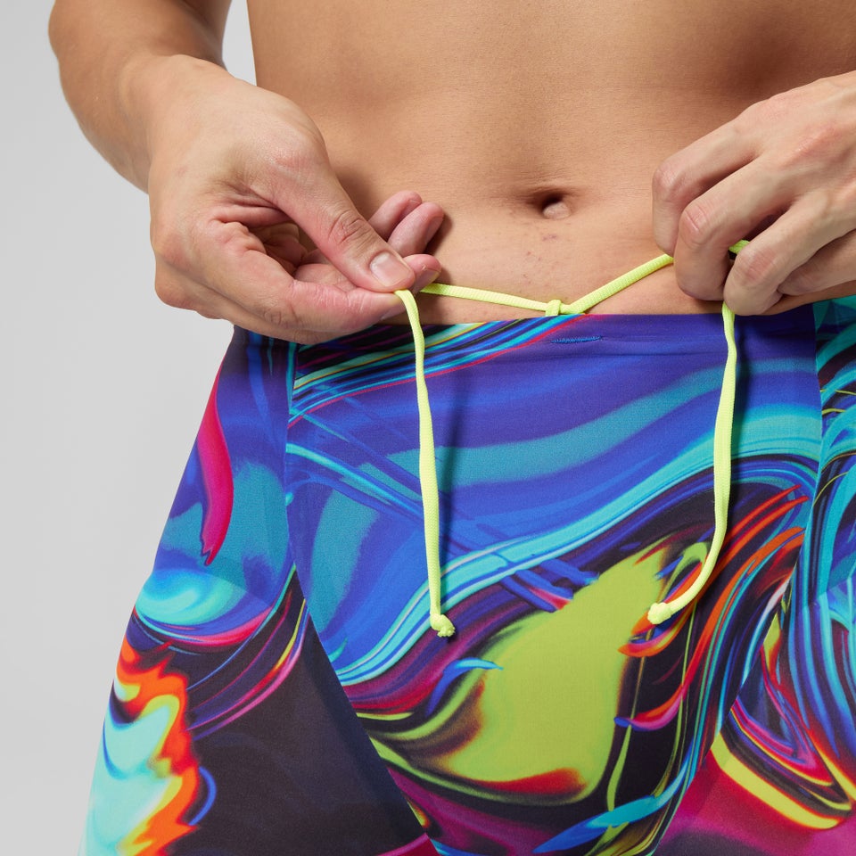 Fastskin LZR Pure Valor 2.0 Schwimmhose mit hohem Bund Blau/Pink für Herren