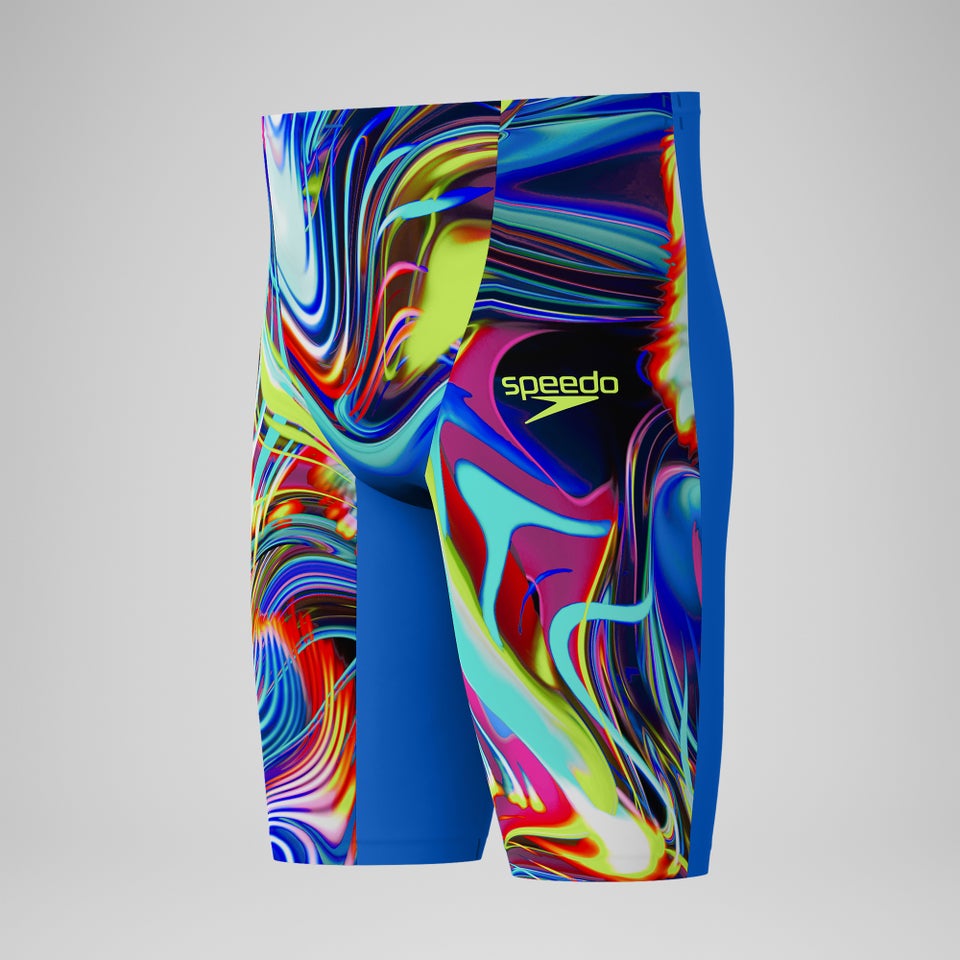 Fastskin LZR Pure Valor 2.0 Schwimmhose mit hohem Bund Blau/Pink für Herren