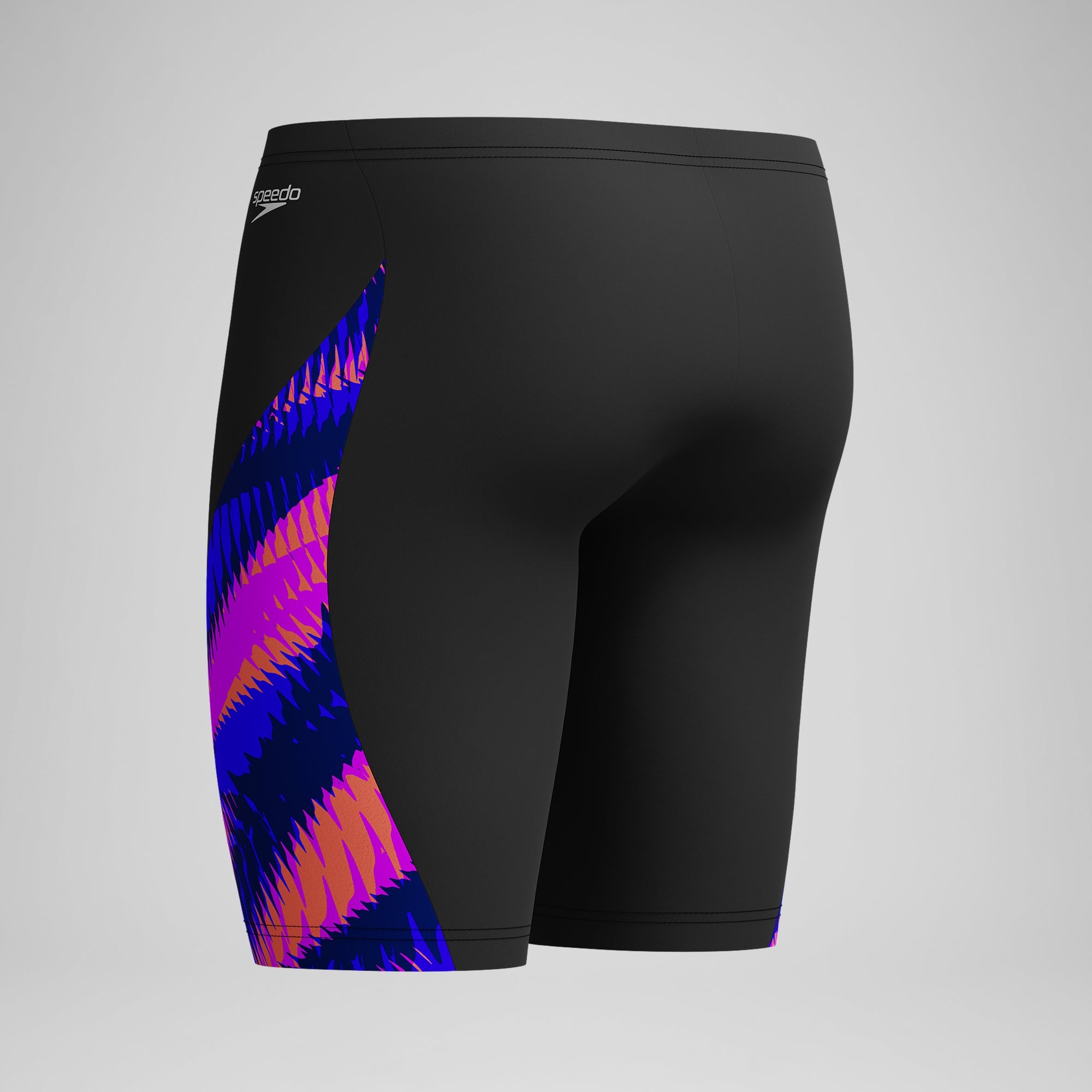 Men's Club Training Printed V-Cut Jammer Black/Pink | Speedo UK