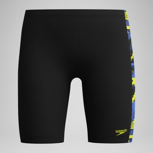 HyperBoom Panel-Schwimmhose Schwarz/Gelb für Jungen