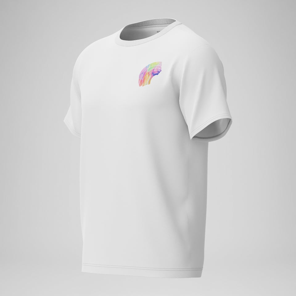 T-shirt Homme Pride à manches courtes blanc