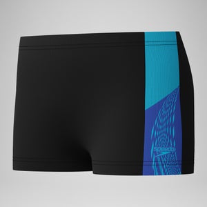 Short de bain Aquashort Garçon Dive noir/bleu