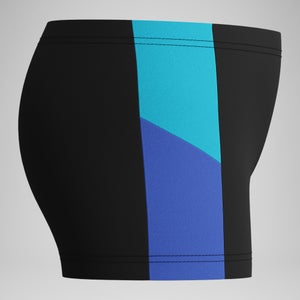 Short de bain Aquashort Garçon Dive noir/bleu