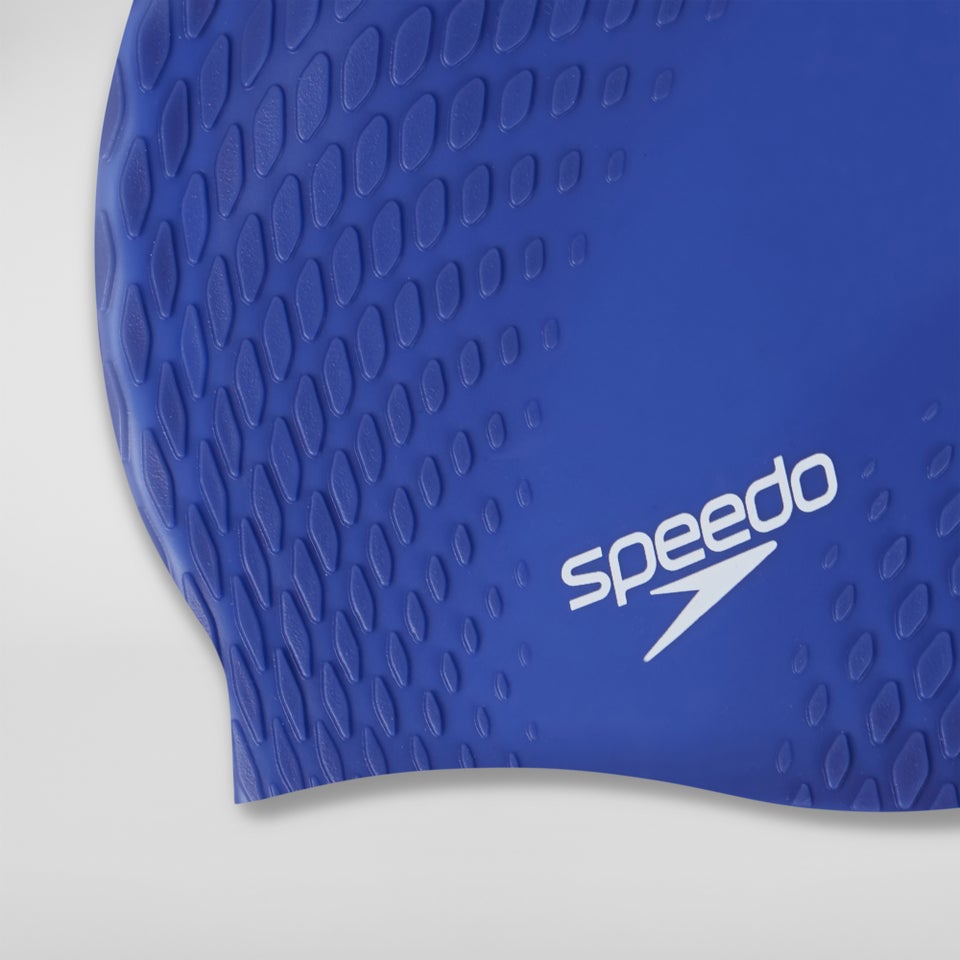 Adult Bubble Active+ Swim Cap Blue
