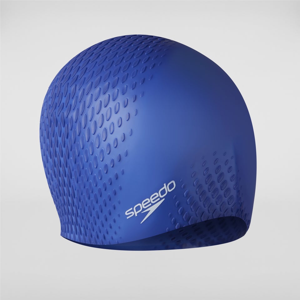 Adult Bubble Active+ Swim Cap Blue