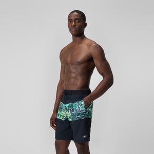 Men's Printed 20'' Bondi Swim Shorts Black