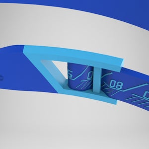 Lunettes de natation Junior Fastskin Hyper Elite Miroir bleu