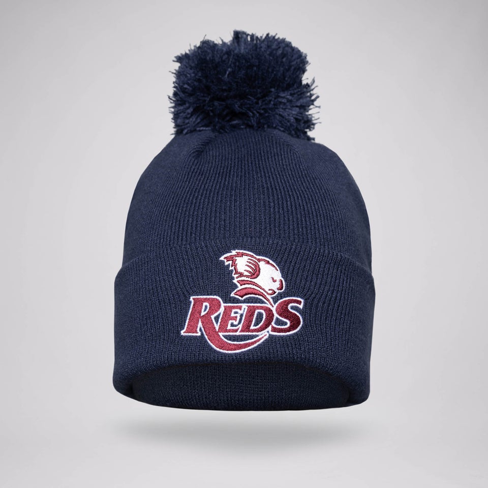 QLD REDS BEANIE NAVY