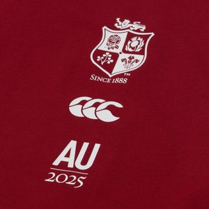 BRITISH & IRISH LIONS TOUR 25 T-SHIRT RED