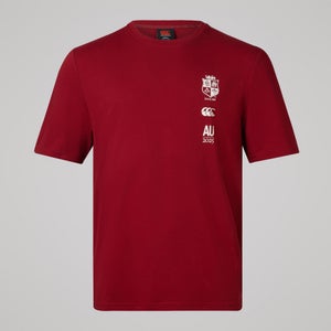 Adult Unisex British & Irish Lions Tour 25 Tee Red - 2XL