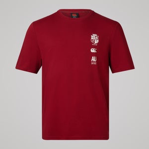 BRITISH & IRISH LIONS TOUR 25 T-SHIRT RED