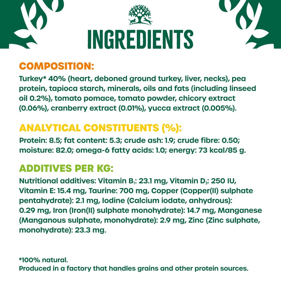 Senior Turkey in Gravy Grain Free Wet Cat Food Pouches