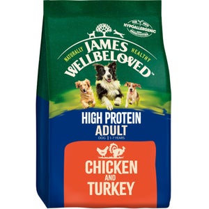 Adult Chicken & Turkey High Protein Dry Dog Food