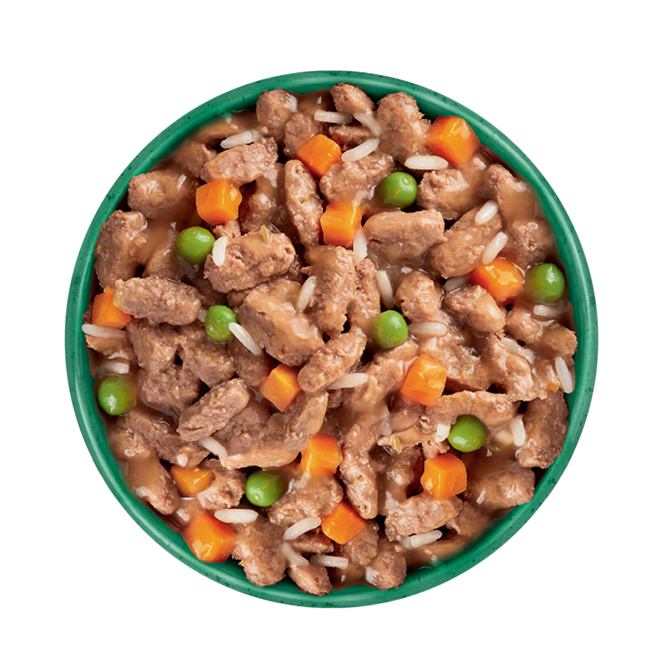 Senior Lamb & Chicken & Rice in Gravy Wet Dog Food Pouches 48 pouches