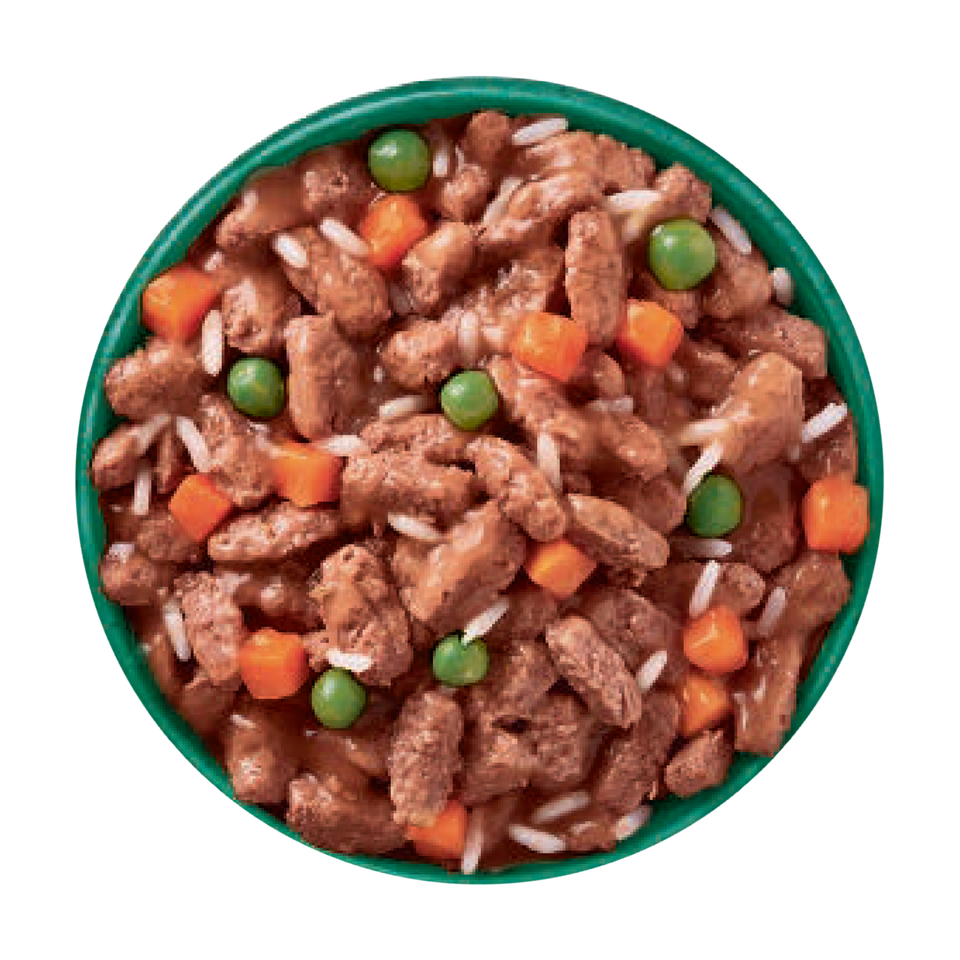 Adult Turkey & Rice in Gravy Wet Dog Food Pouches 48 pouches