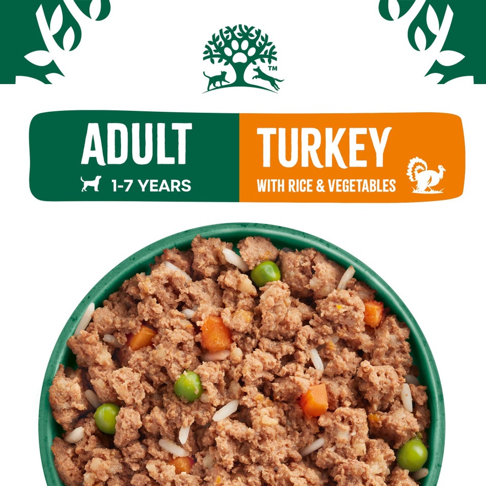 Adult Turkey & Rice in Loaf Can Wet Dog Food 12 cans
