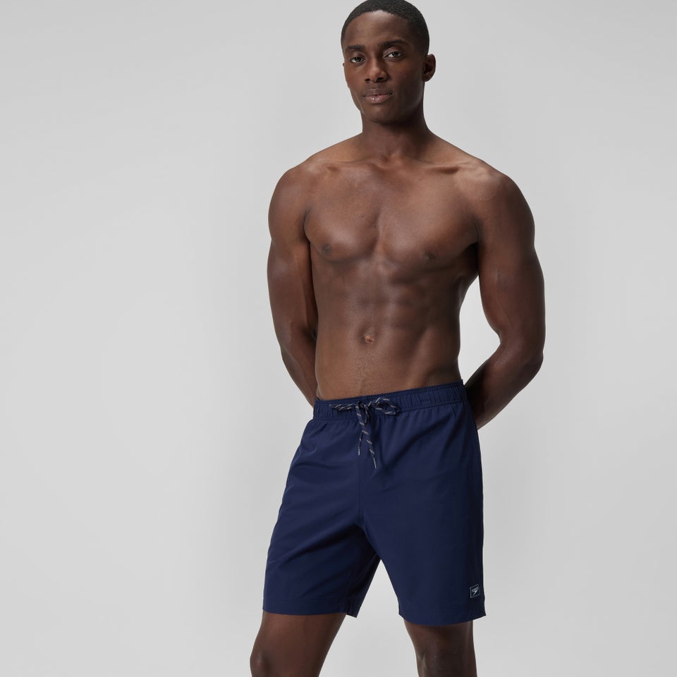 Men's Solid Volley 18" Swim Trunks Navy