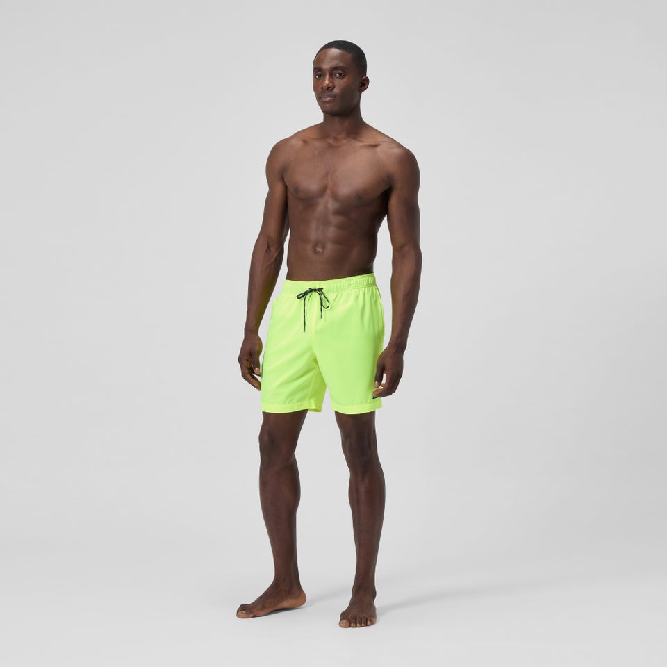 Men's Classic Solid Rondo Edge Volley 18" Swim Trunks Yellow