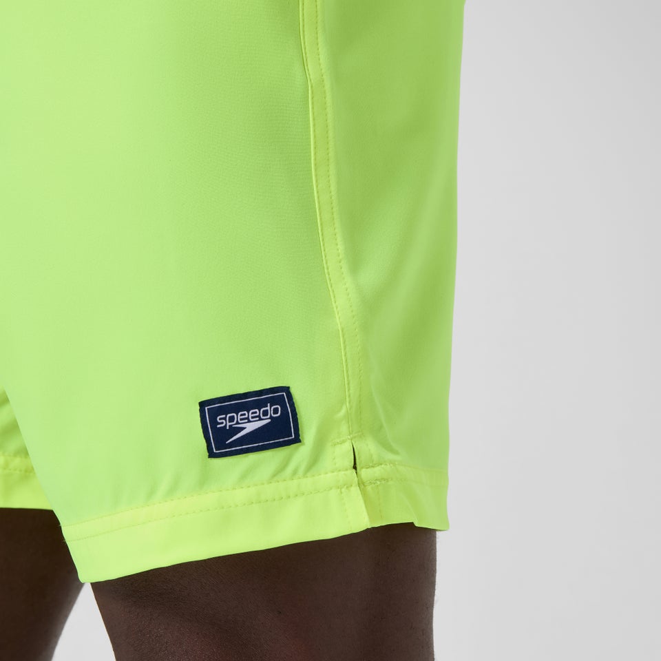 Men's Classic Solid Rondo Edge Volley 18" Swim Trunks Yellow