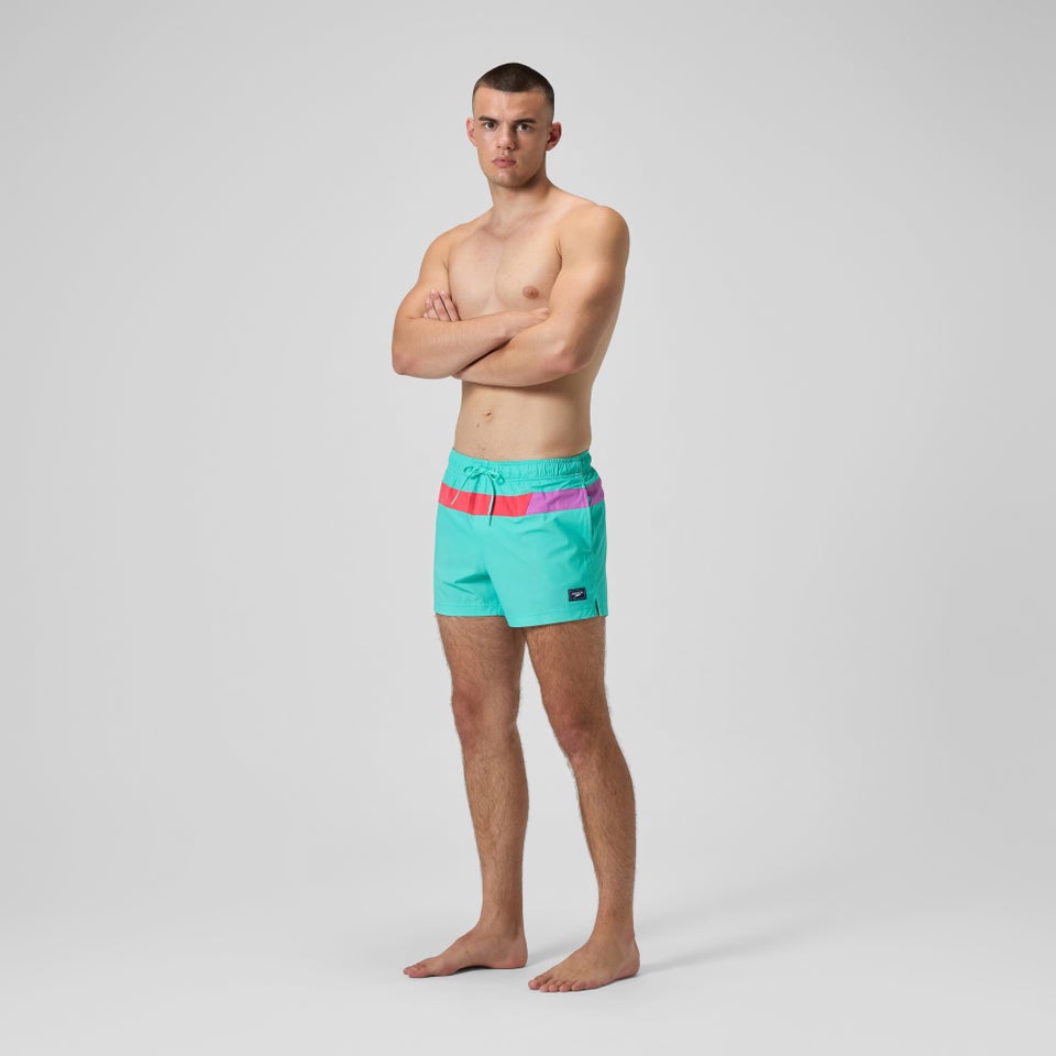 Men's Colorblock Redondo Edge Volley 14" Swim Trunks Blue