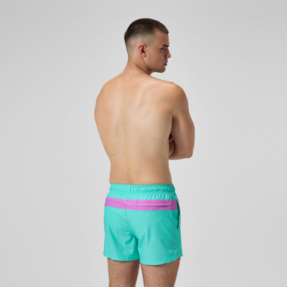 Men's Colorblock Redondo Edge Volley 14" Swim Trunks Blue