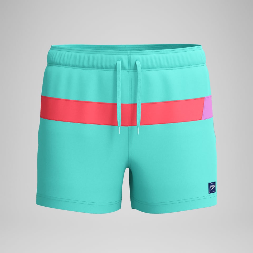 Men's Colorblock Redondo Edge Volley 14" Swim Trunks Blue