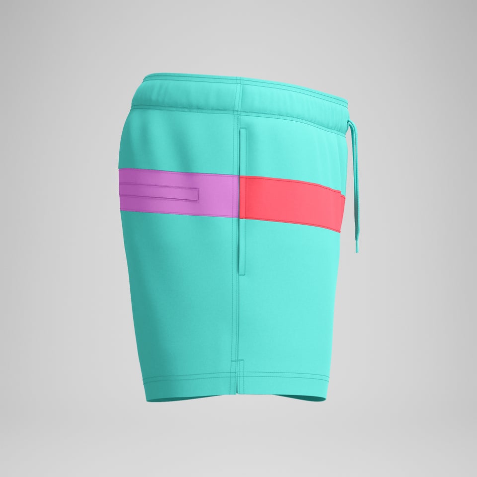 Men's Colorblock Redondo Edge Volley 14" Swim Trunks Blue