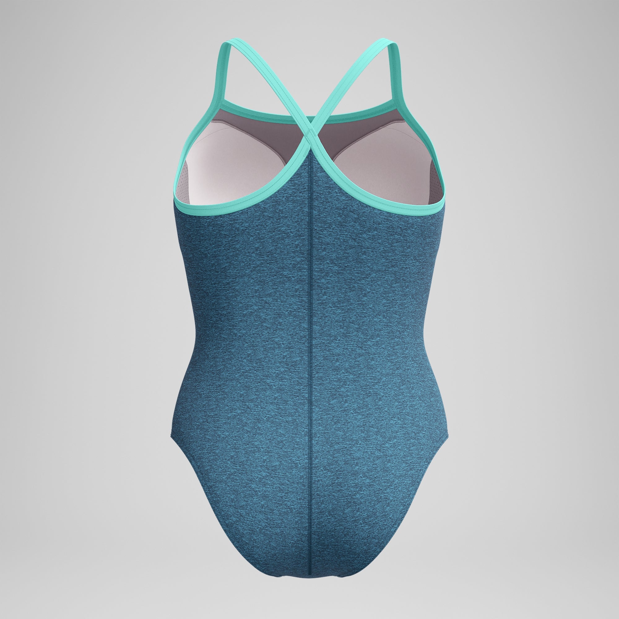 Women's Heather Closed Back W/ Hydrobra Blue | Speedo USA