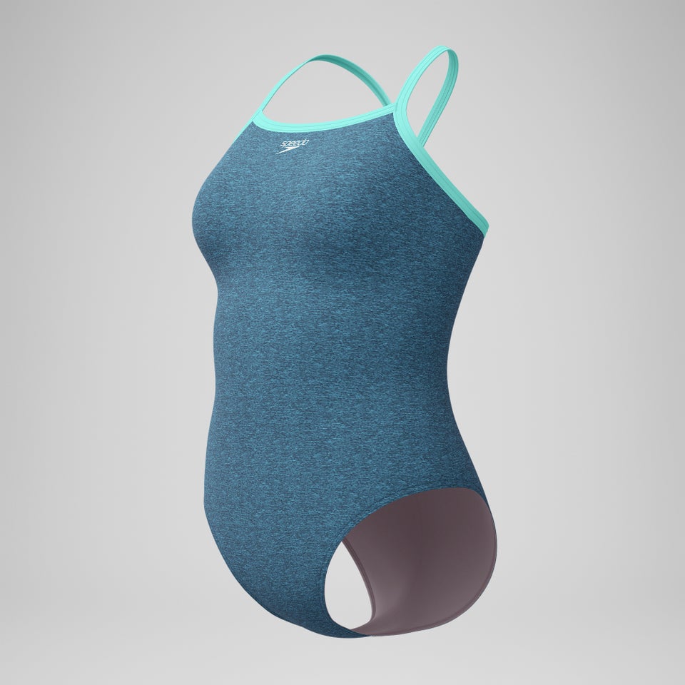 Women's Heather Closed Back W/ Hydrobra Blue