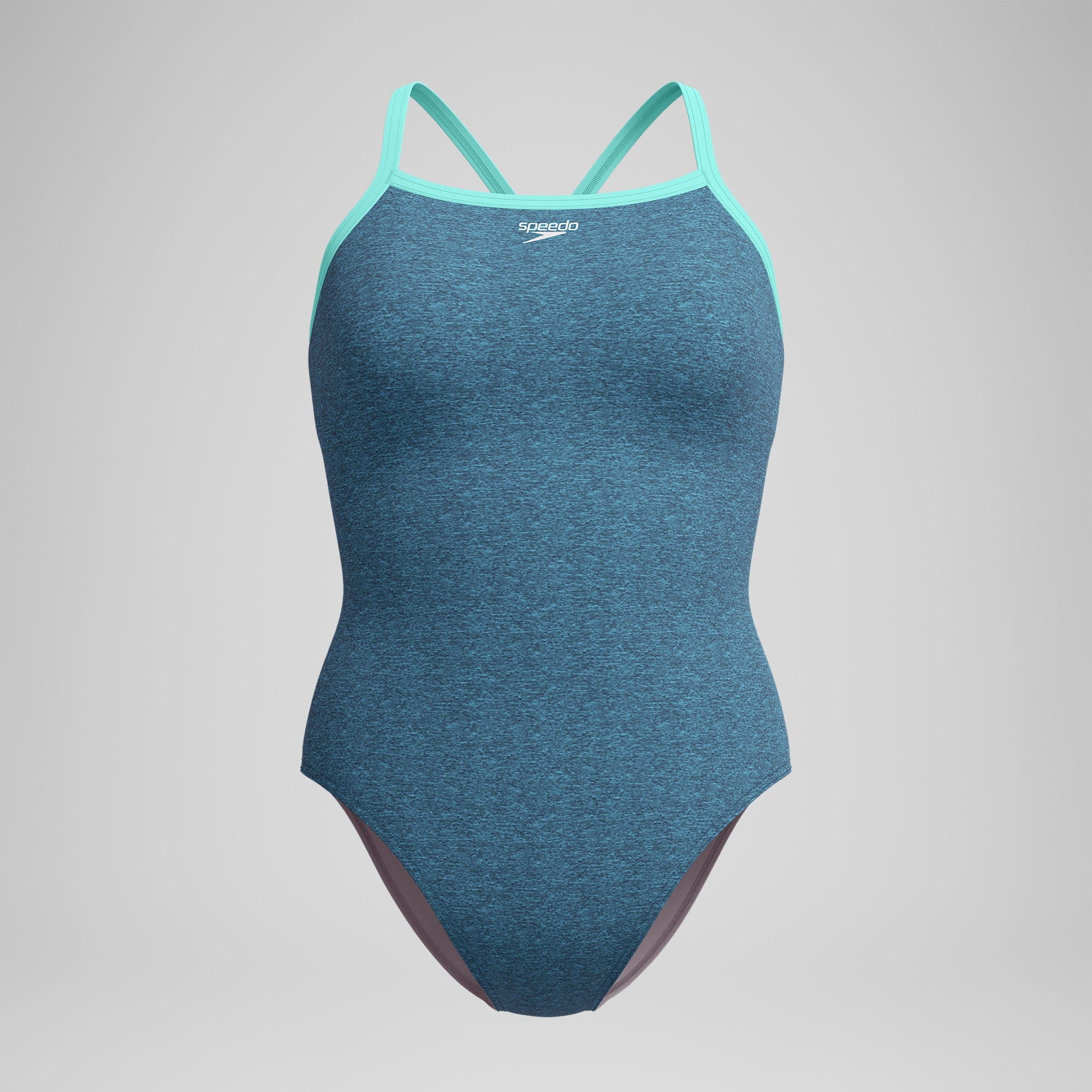 Women's Heather Closed Back W/ Hydrobra Blue | Speedo USA