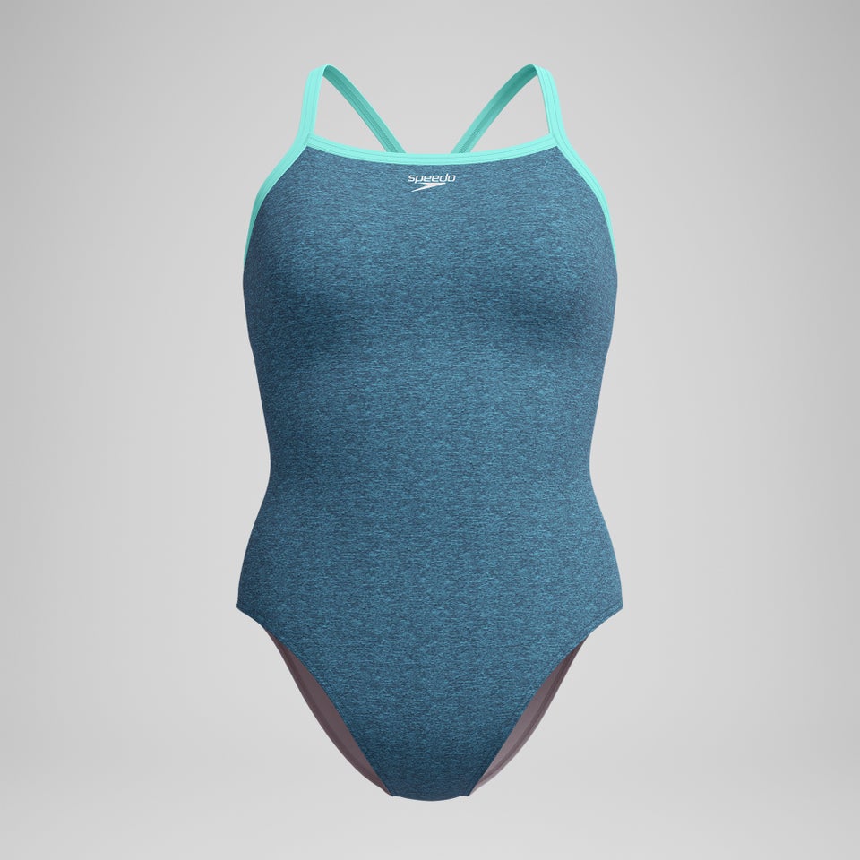 Women's Heather Closed Back W/ Hydrobra Blue