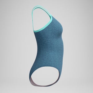 Women's Heather Closed Back W/ Hydrobra Blue