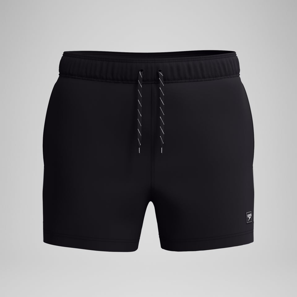 Men's Classics Solid Redondo Edge Volley 14" Swim Trunks Black