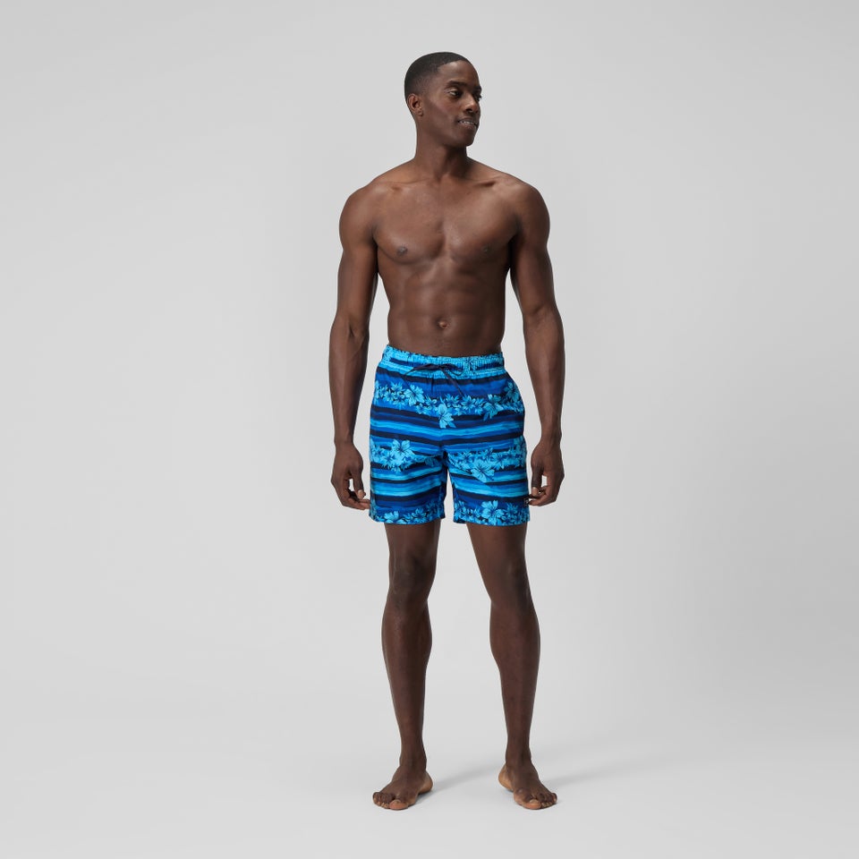 Men's Print Rondo Volley 18" Swim Trunks Blue