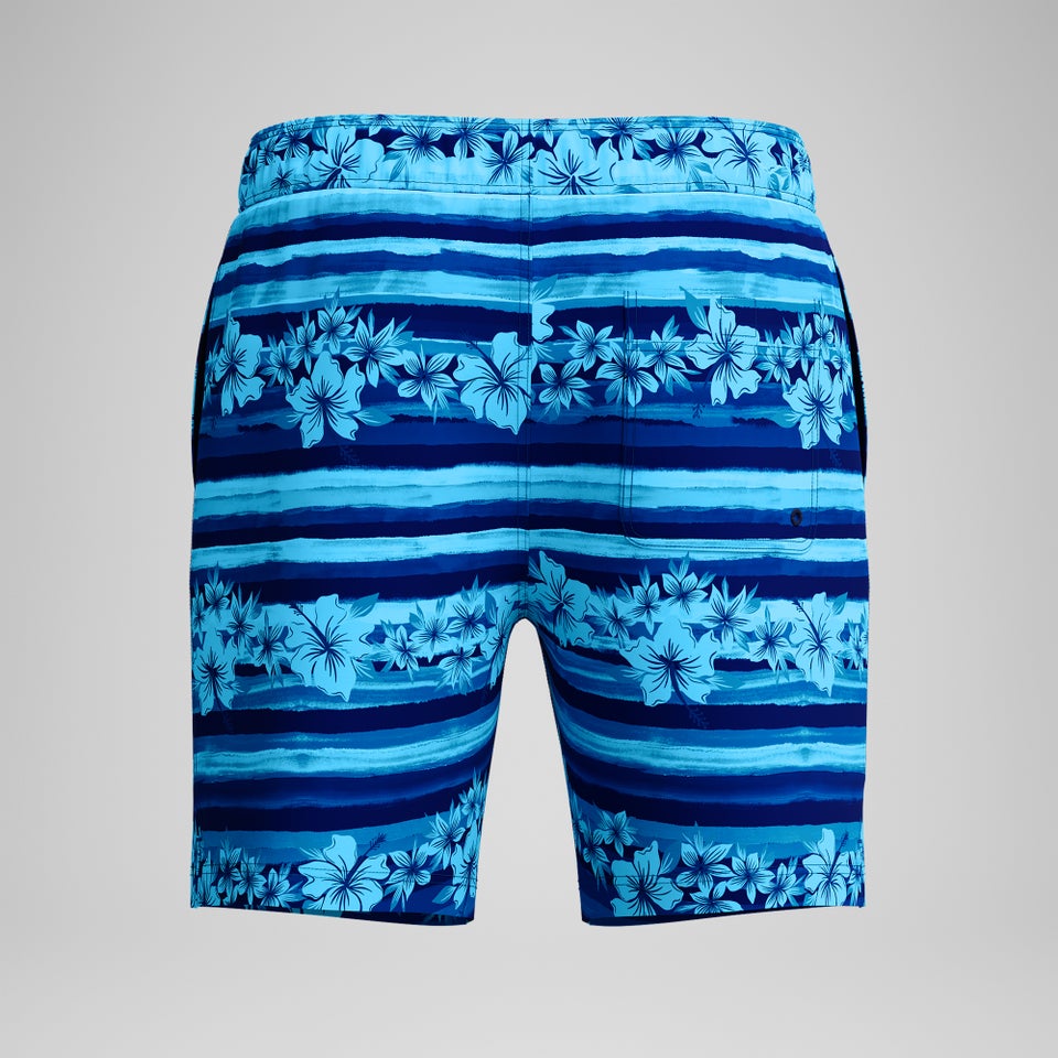 Men's Print Rondo Volley 18" Swim Trunks Blue