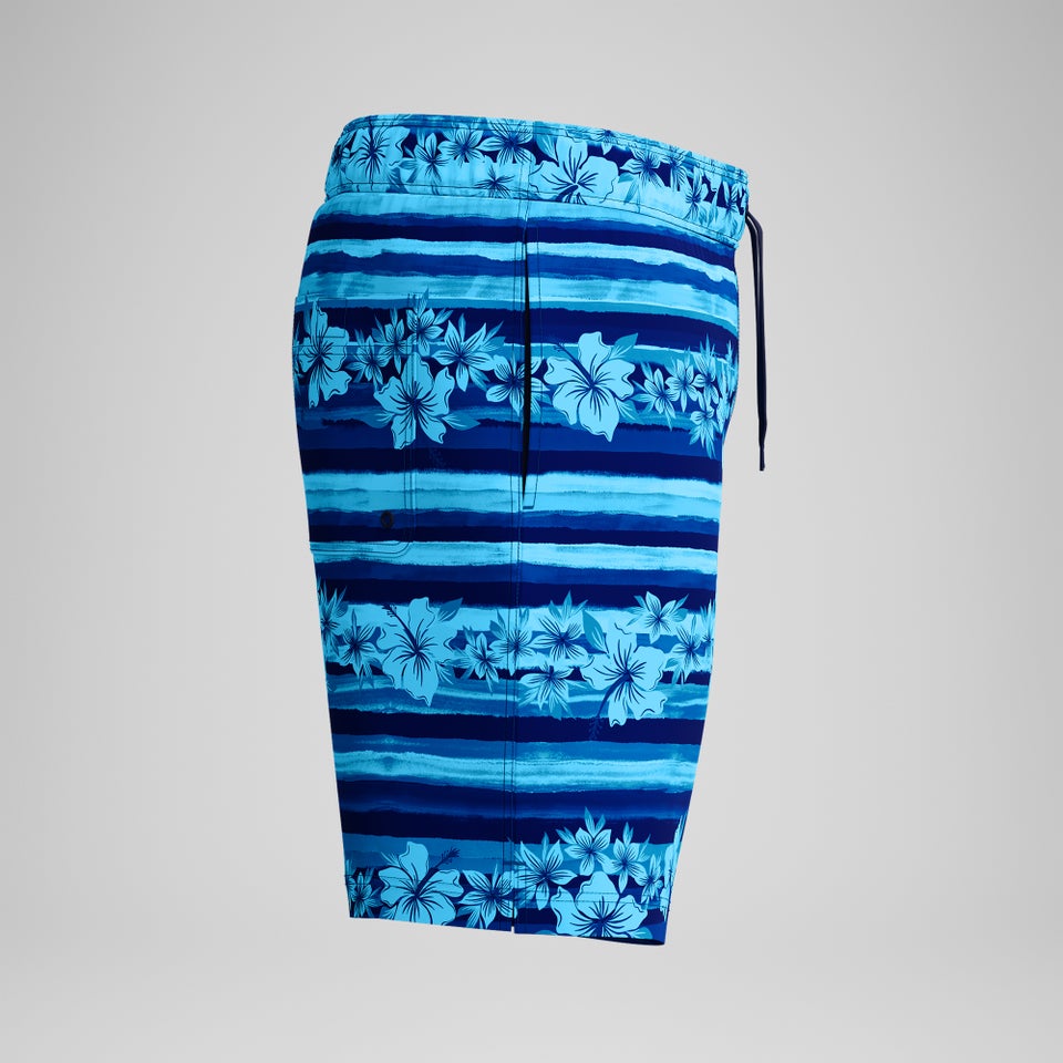 Men's Print Rondo Volley 18" Swim Trunks Blue