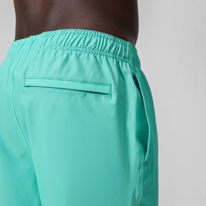 Men's Solid Volley 18" Swim Trunks Blue