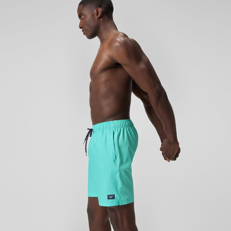 Men's Solid Volley 18" Swim Trunks Blue