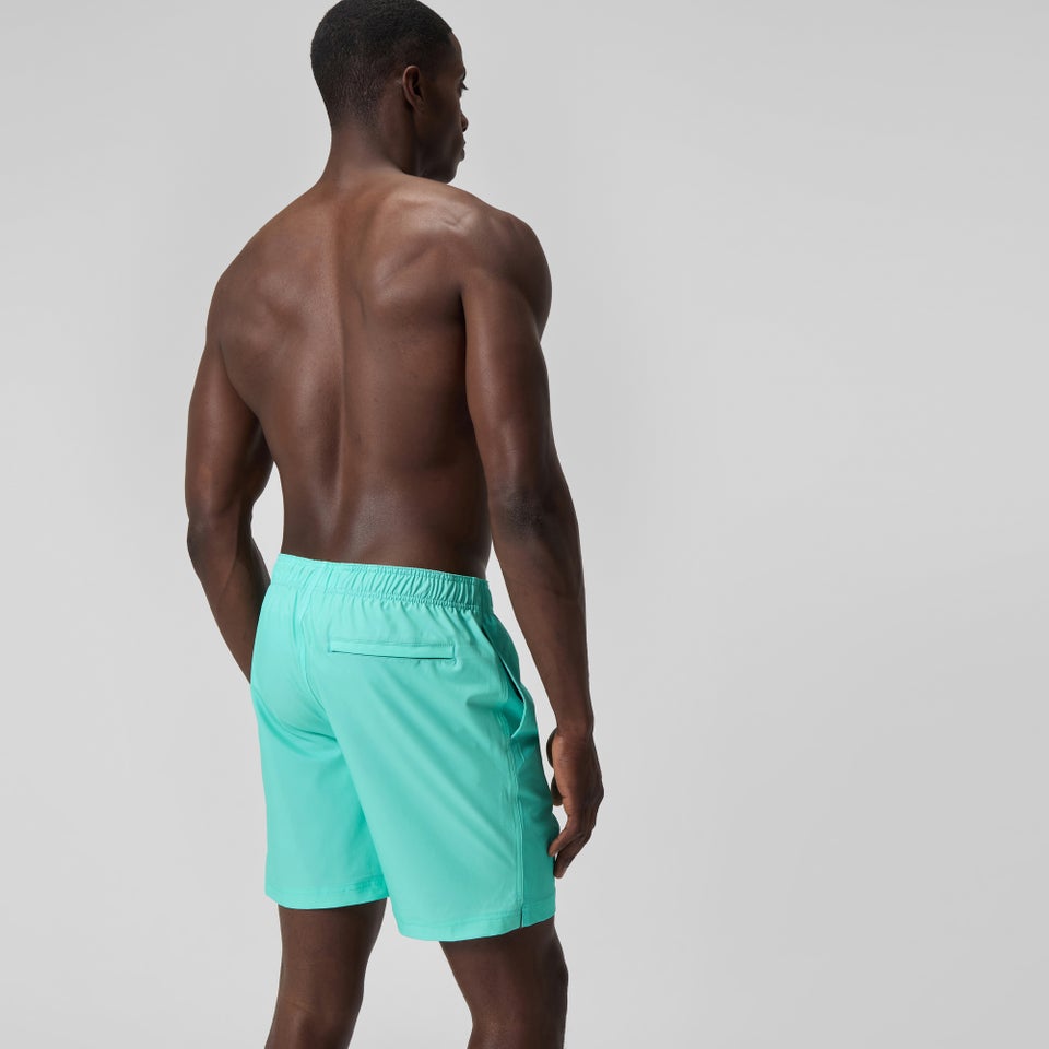 Men's Solid Volley 18" Swim Trunks Blue