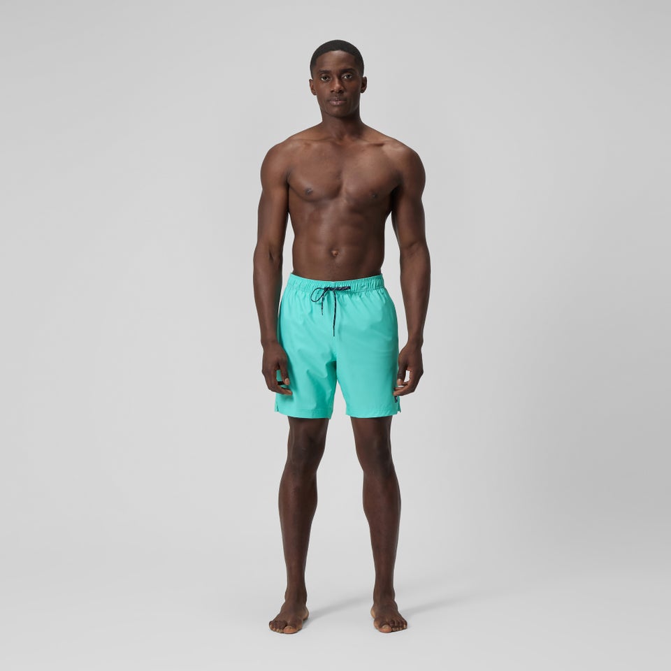 Men's Solid Volley 18" Swim Trunks Blue