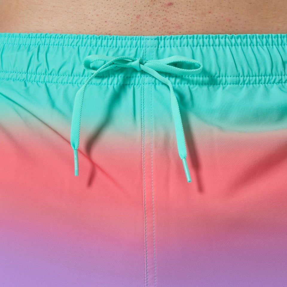 Maillot de bain à motif imprimé Rondo Edge Volley 18 po pour hommes, bleu