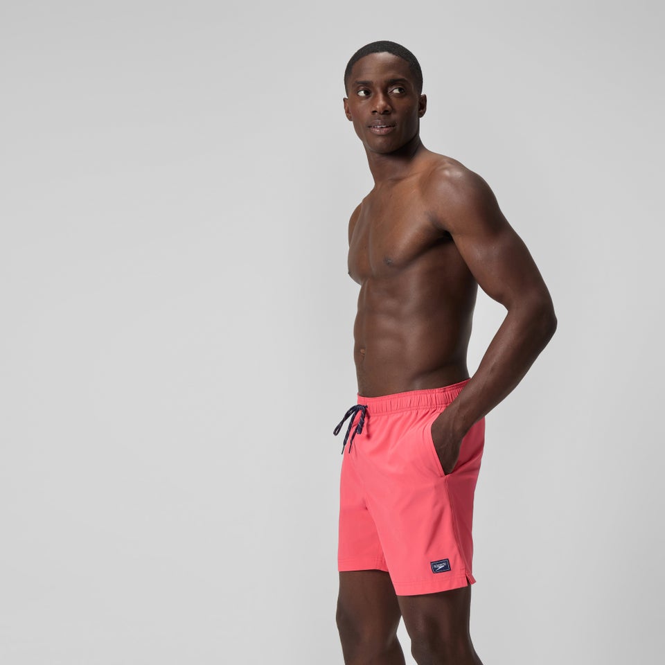 Men's Solid Redondo Edge Volley 18" Swim Trunks Orange