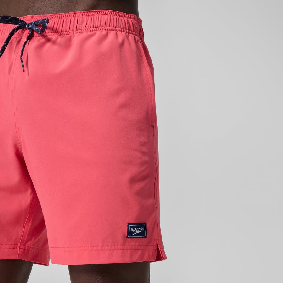 Men's Solid Redondo Edge Volley 18" Swim Trunks Orange