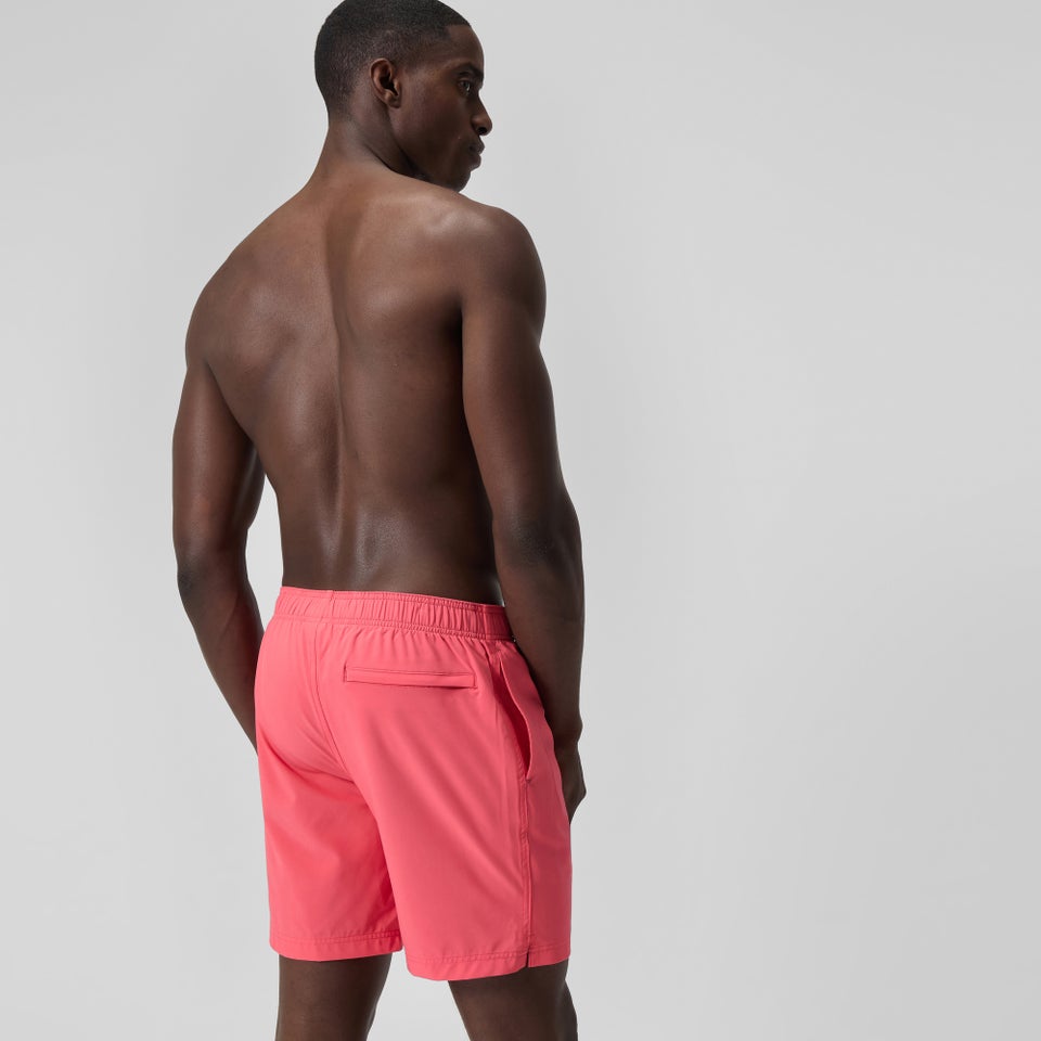 Men's Solid Redondo Edge Volley 18" Swim Trunks Orange