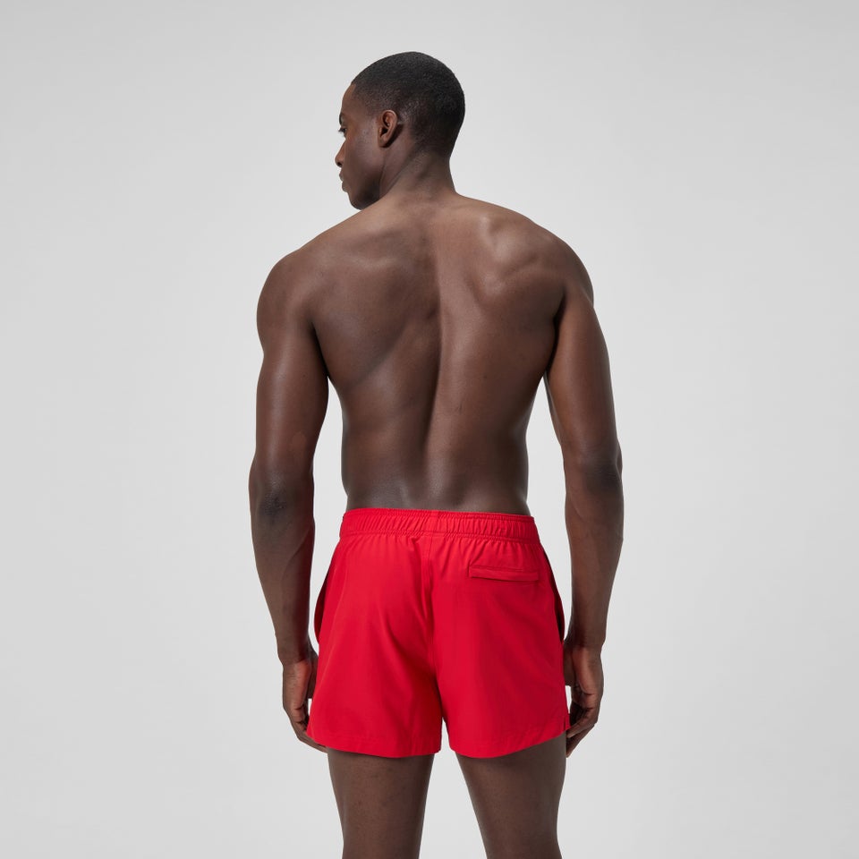 Men's Classics Solid Rondo Edge Volley 14" Swim Trunks Red