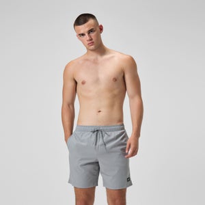 Men's Classic Solid Redondo Edge Volley 18" Swim Trunks Gray